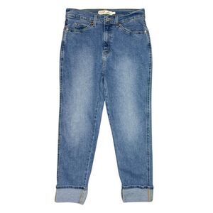 Levi’s Signature Women’s 4 Vintage Mid Rise Boyfriends Jeans Cuffed Ankle